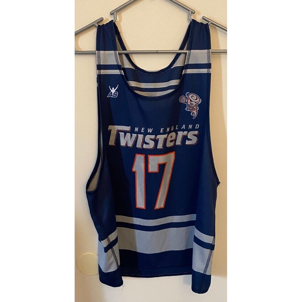 Atlantic Sportswear New England Twisters Blue Boys Basketball Jersey Size‎ XL